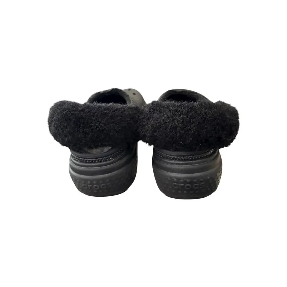 Crocs Mammoth EVO Clog Black Black Fleece Lined M8 W10 Style 12878